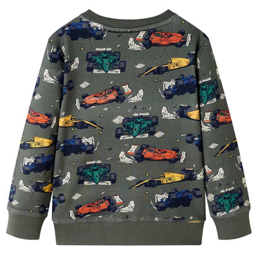 Sweat-shirt enfant kaki 140