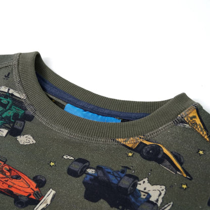 Sweat-shirt enfant kaki 140