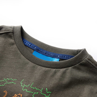 Kinder-Langarmshirt Khaki 128