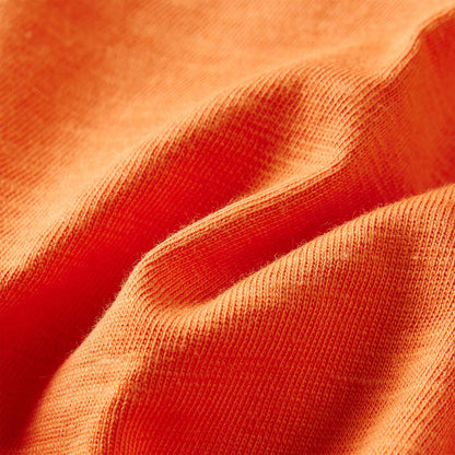 Kinder-Langarmshirt Dunkelorange 92