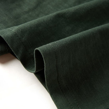 Kinder-Langarmshirt Dunkelgrün 92