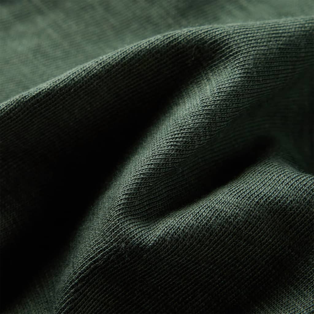 Kinder-Langarmshirt Dunkelgrün 128