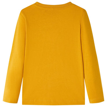 Kinder-Langarmshirt Ocker 116