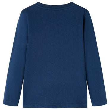 T-shirt manches longues enfant marine 128