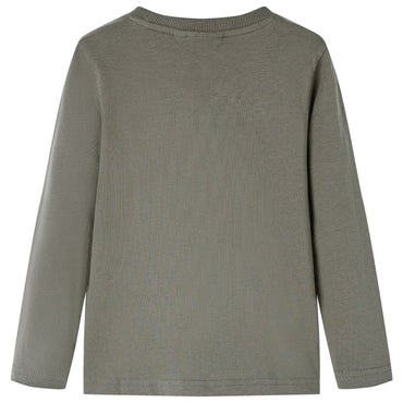 Kinder-Langarmshirt Khaki 128