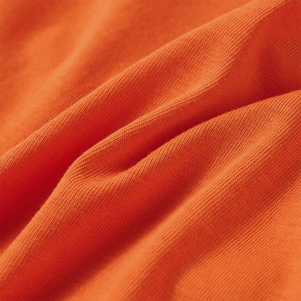 Kinder-Langarmshirt Dunkelorange 92