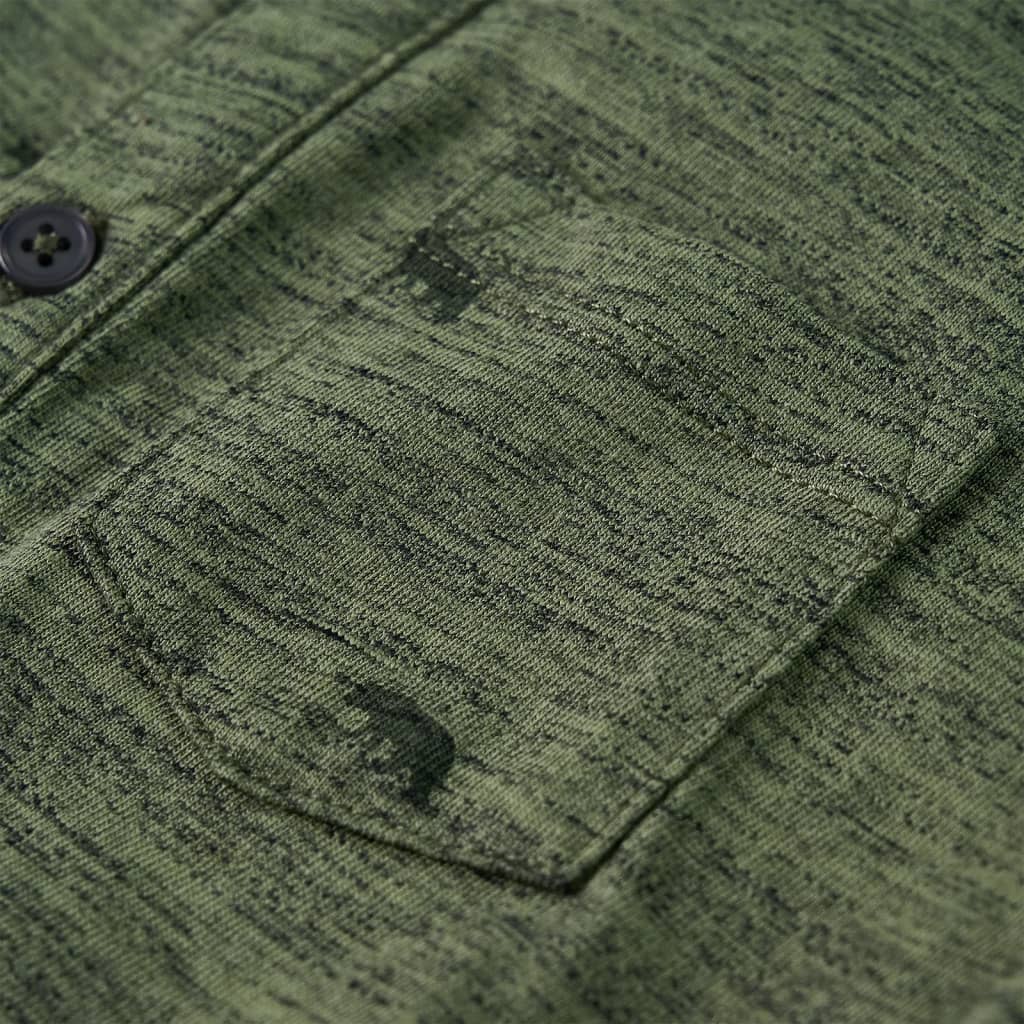 Kinderhemd Khaki Melange 128