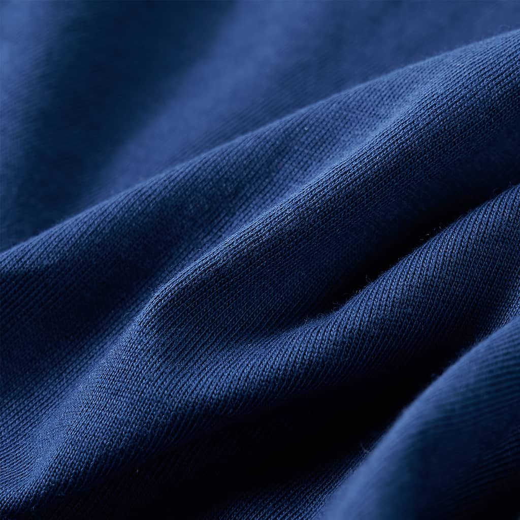 Kinder-Langarmshirt Jeansblau 92