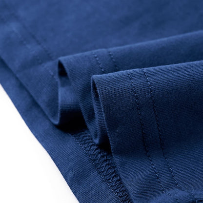 Kinder-Langarmshirt Jeansblau 116