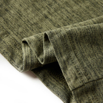 Kinder-Langarmshirt Khaki Melange 104