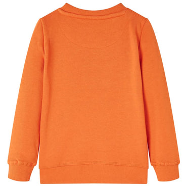 Sweat-shirt enfant orange foncé 116