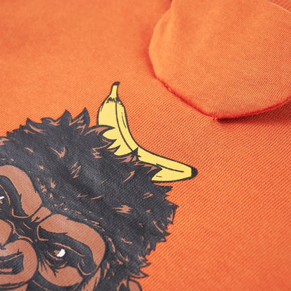 Sweat-shirt enfant orange foncé 116