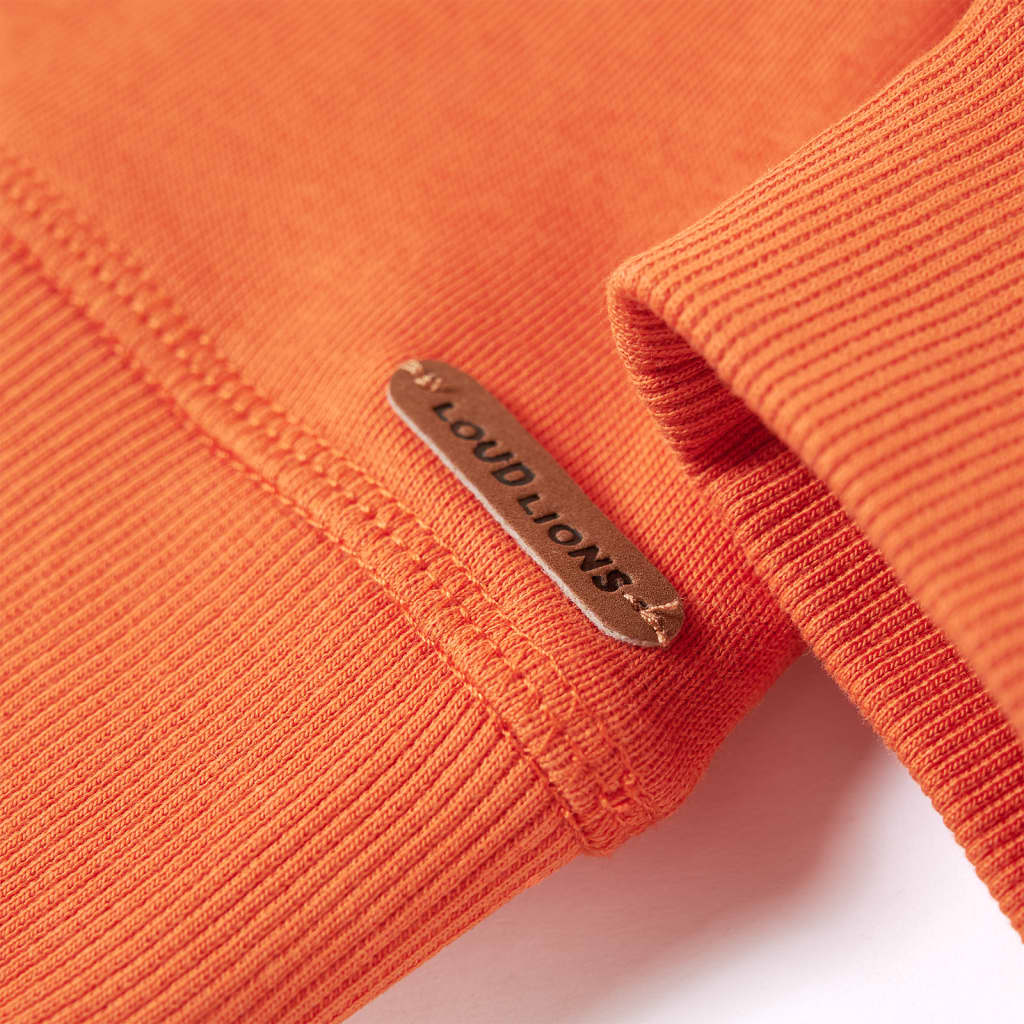 Sweat-shirt enfant orange foncé 116