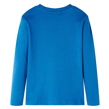 Kinder-Langarmshirt Petrolblau 104