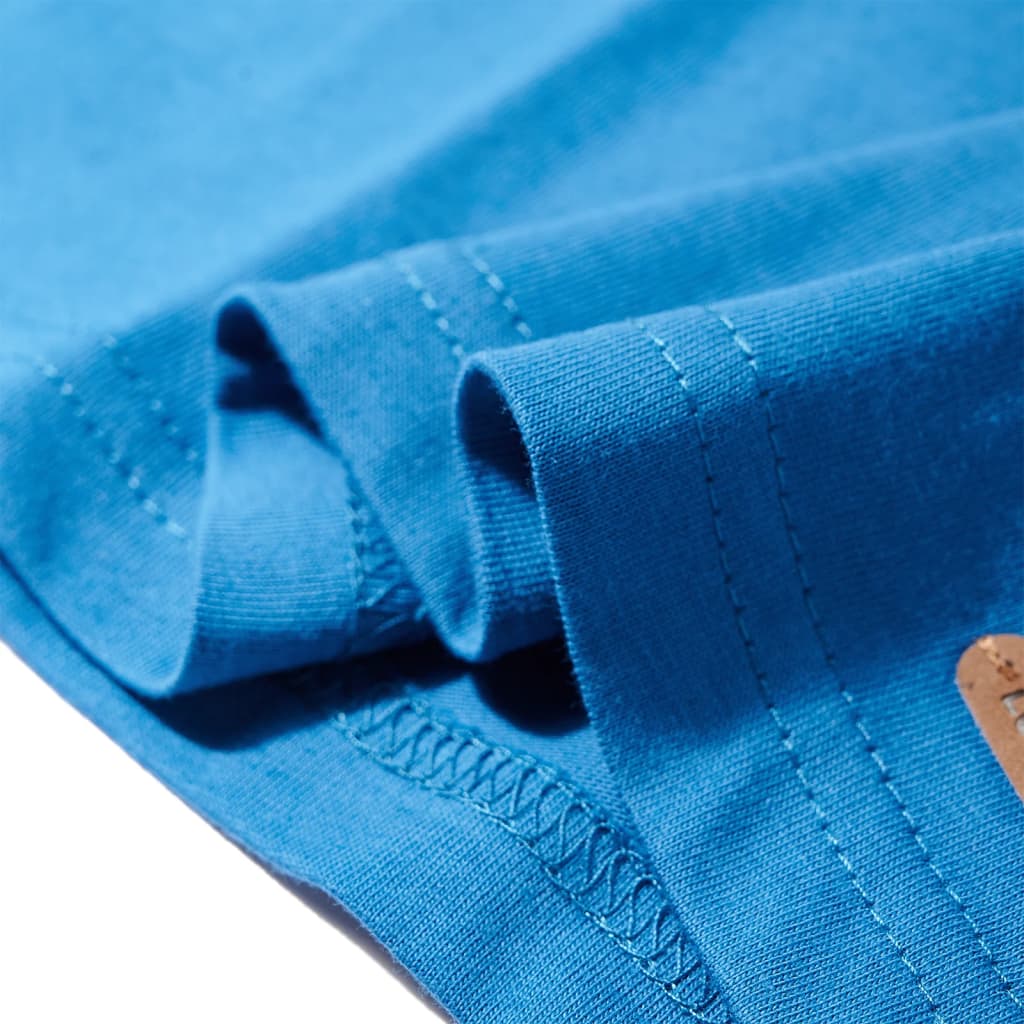 Kinder-Langarmshirt Petrolblau 104