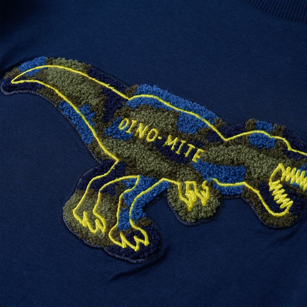 T-shirt manches longues enfant bleu marine 104
