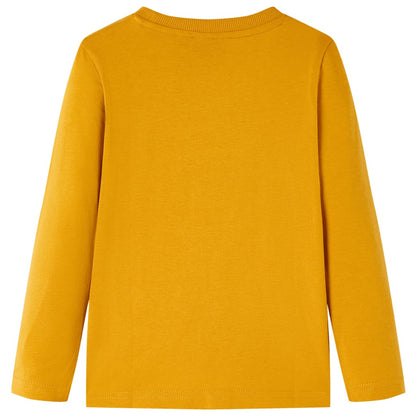 Kinder-Langarmshirt Ocker 104