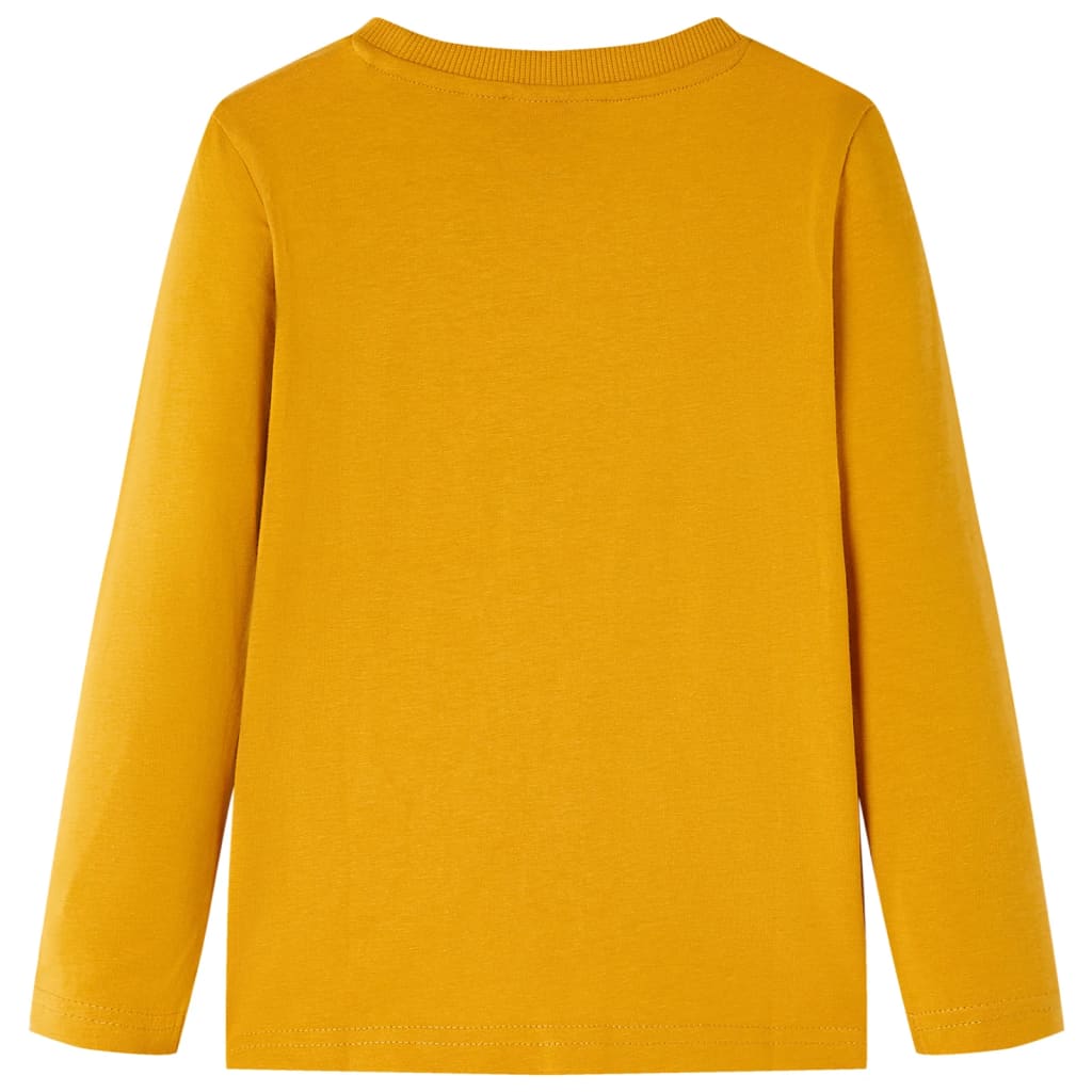 Kinder-Langarmshirt Ocker 116