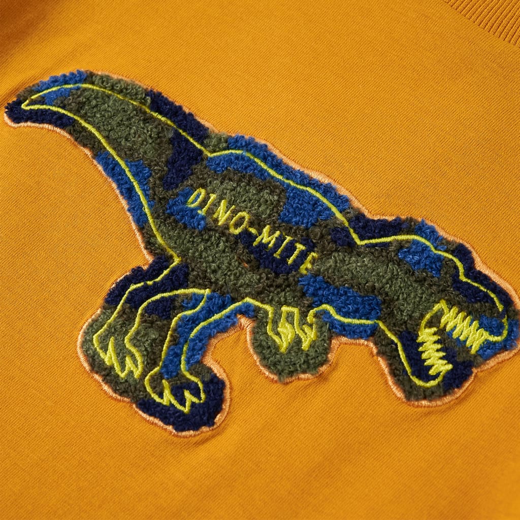 Kinder-Langarmshirt Ocker 128