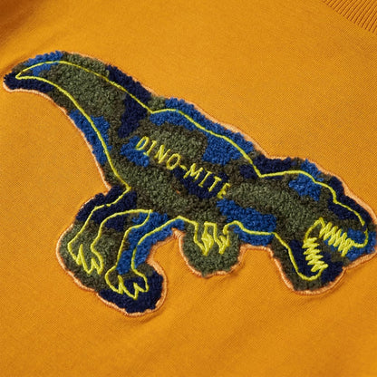 Kinder-Langarmshirt Ocker 128