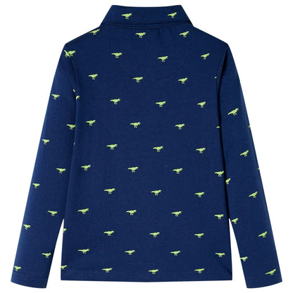 Kinderhemd Marineblau 92