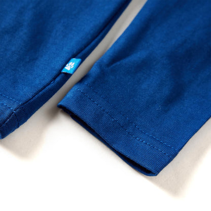 Kinder-Langarmshirt Dunkelblau 140