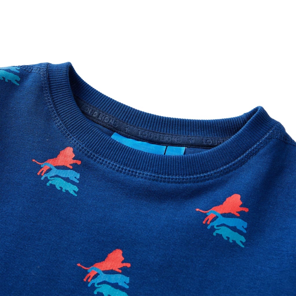 Kinder-Sweatshirt Dunkelblau 140