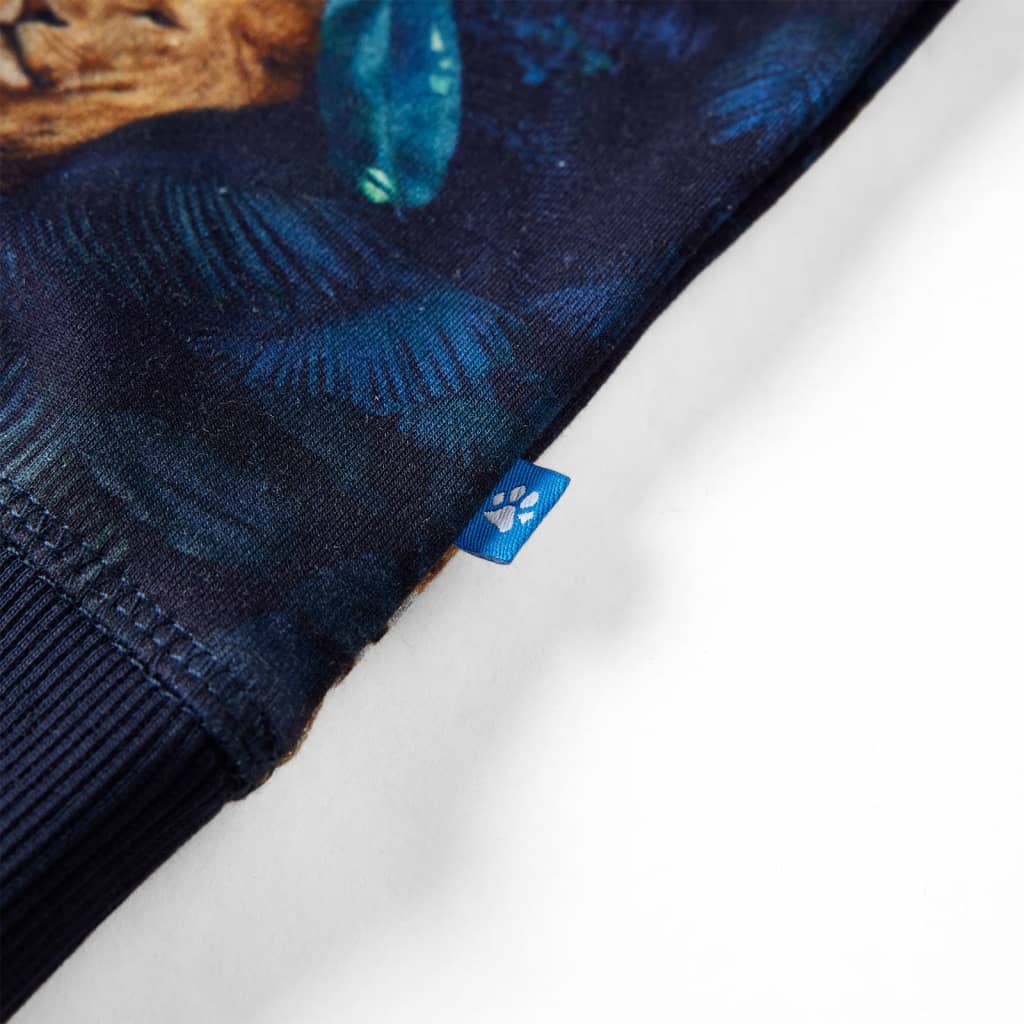 Sweatshirt enfant bleu marine 116