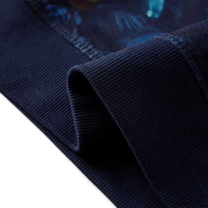 Kinder-Sweatshirt Marineblau 140