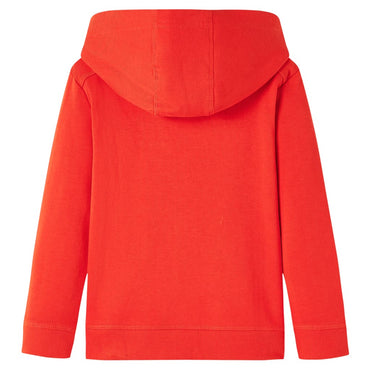 Kinder-Kapuzenpullover Rot 140