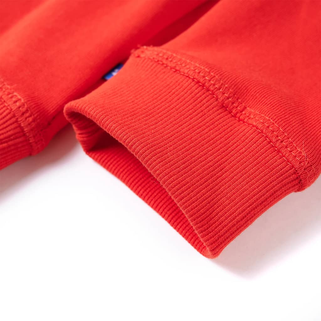 Kinder-Kapuzenpullover Rot 140