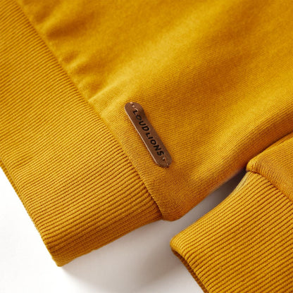 Kinder-Sweatshirt Ocker 116