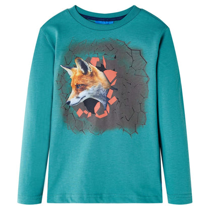 Kinder-Langarmshirt Dunkelblau 116