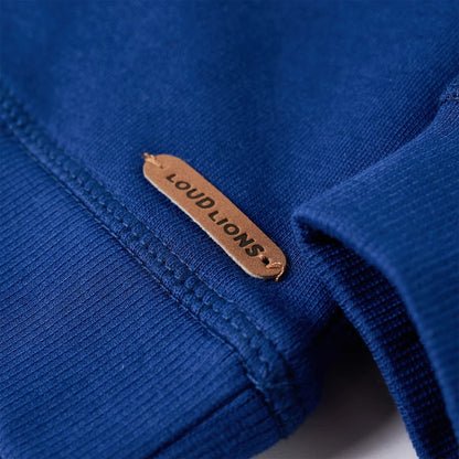 Kinder-Kapuzenpullover Dunkelblau 104