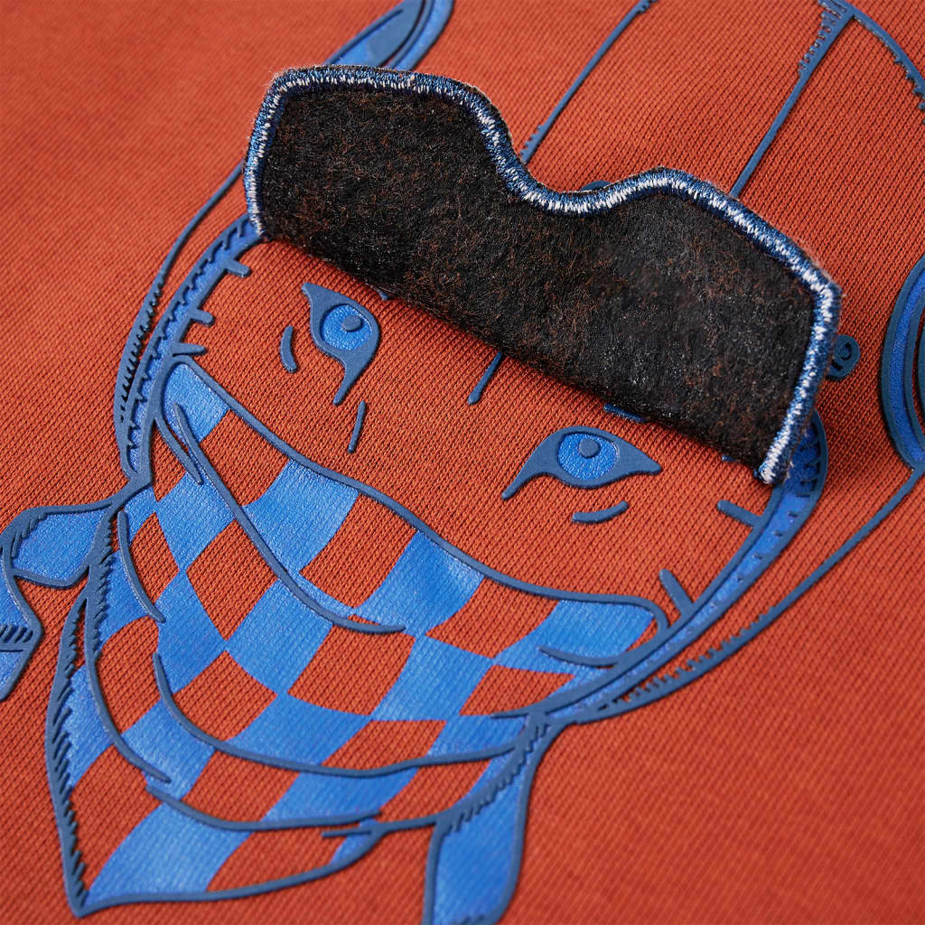 Kinder-Sweatshirt Rostbraun 128