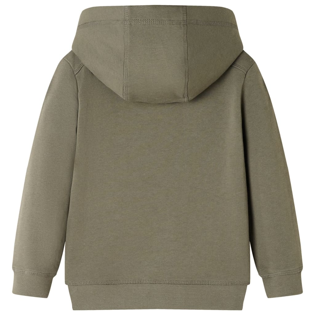 Sweat à capuche enfant kaki 104