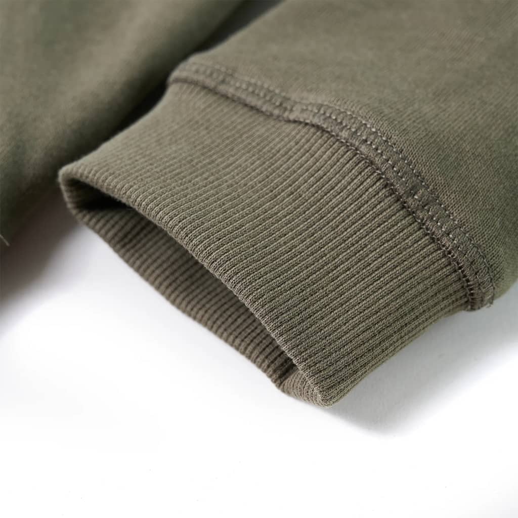 Sweat à capuche enfant kaki 104