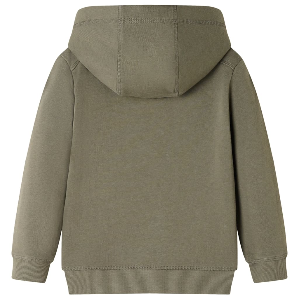 Kinder-Kapuzenpullover Khaki 140
