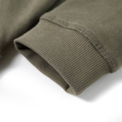 Kinder-Kapuzenpullover Khaki 140
