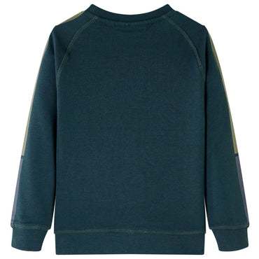 Sweat-shirt enfant vert mousse 128