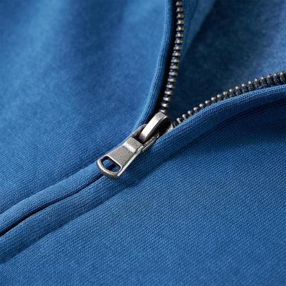 Kinder-Kapuzenpullover Blau 116