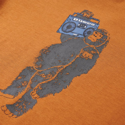 T-shirt manches longues enfant Ocre foncé 92