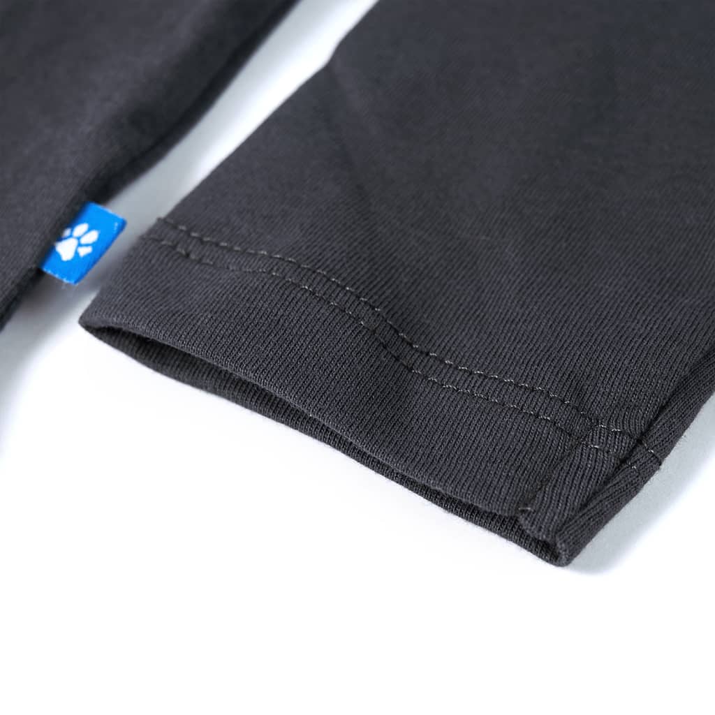 Kinder-Langarmshirt Anthracite 128