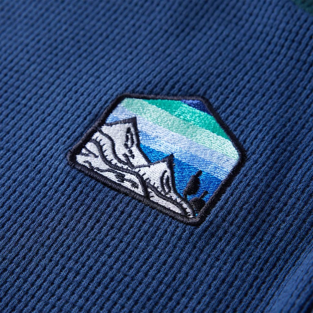 Kinder-Sweatshirt Marineblau 104