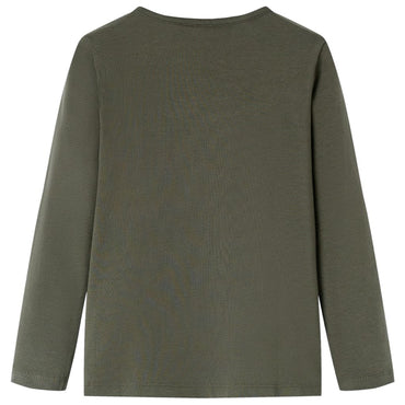 Kinder-Langarmshirt Khaki 104