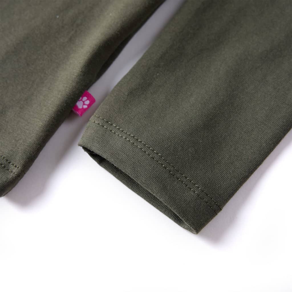 Kinder-Langarmshirt Khaki 104