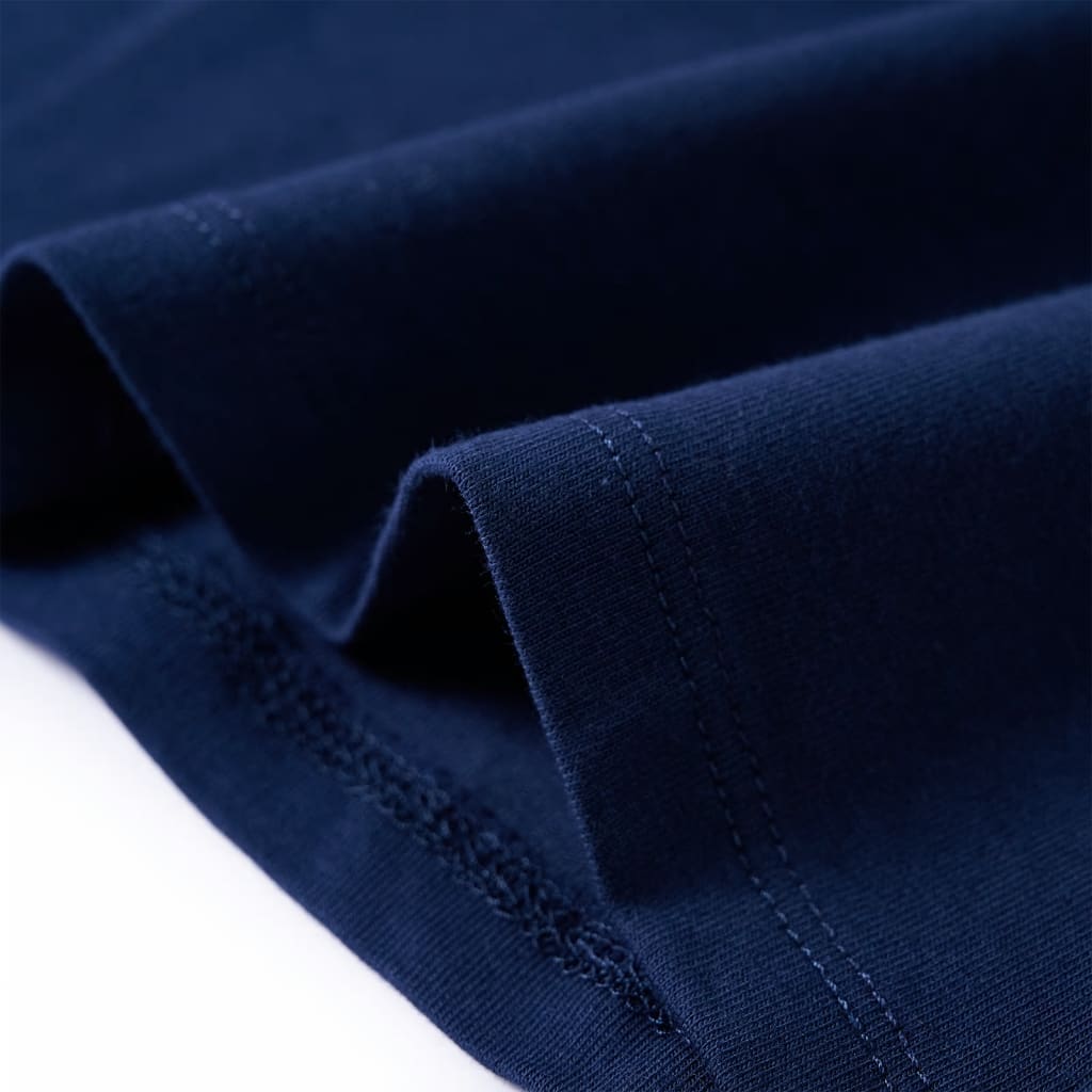 T-shirt manches longues enfant bleu marine 104