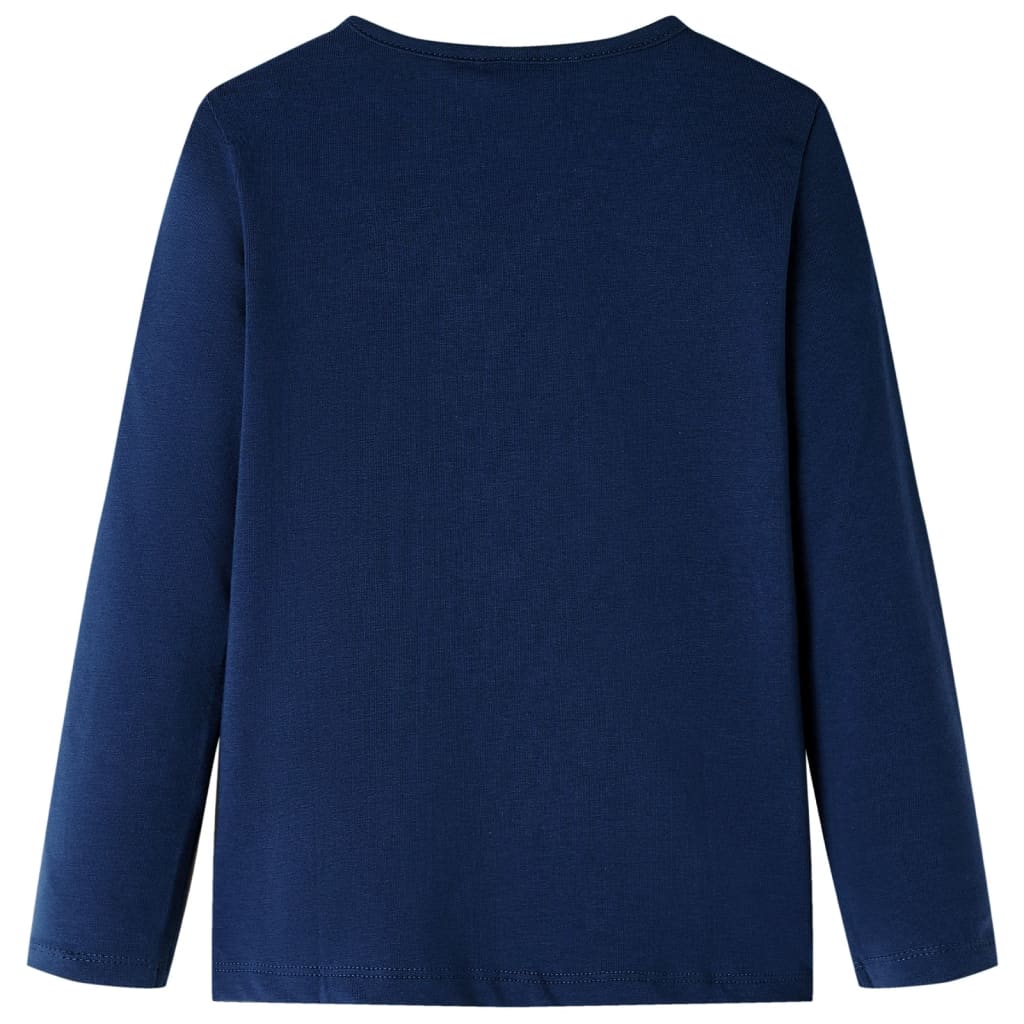 T-shirt manches longues enfant marine 128