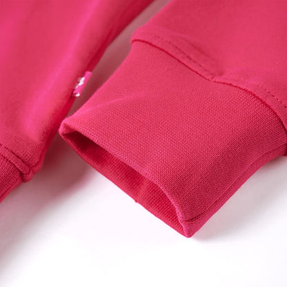 Kinder-Sweatshirt Knallrosa 104