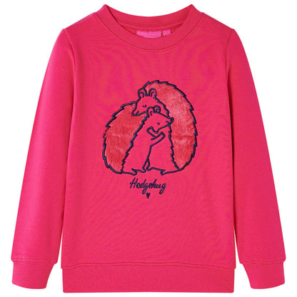 Sweat-shirt enfant rose vif 116